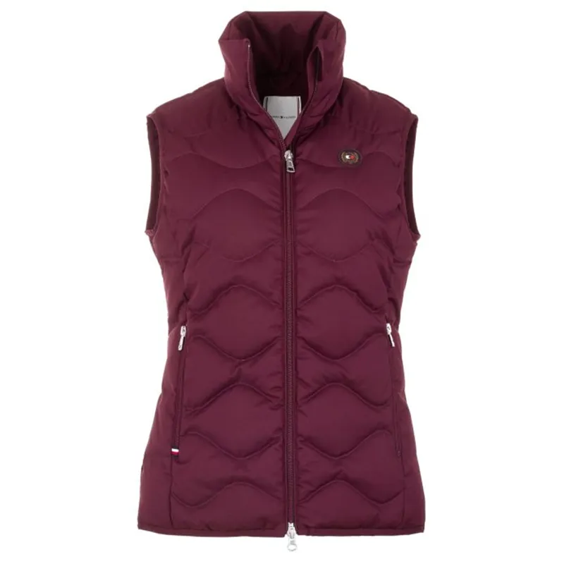 Tommy Hilfiger Women's Mid-Weight RE-Down Gilet - Deep Burgundy